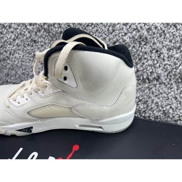 Air Jordan 5 Retro De Gs Orewood Off White Size 9.5 Preowned In Box - Picture 8 of 10